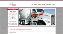 Desktop Screenshot of consolidatedconcrete.com